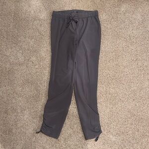 GAIAM Women's Dark Gray tap shoe Joggers with Adjustable Waist